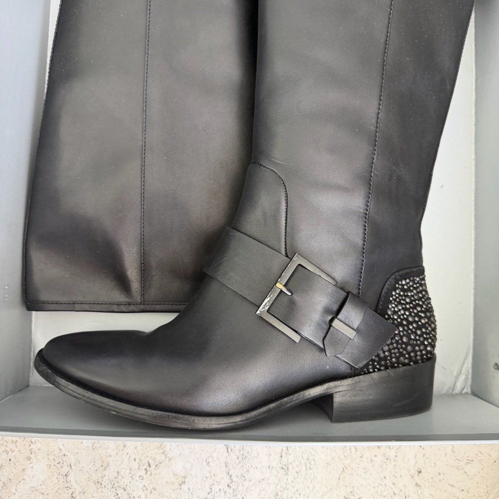 Brian Atwood Embellished Riding Boots
